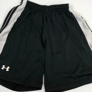 UNDER ARMOUR EUC BOYS SHORTS BLACK WHITE CASUAL SPRING BOY SUMMER SIZE YMD M